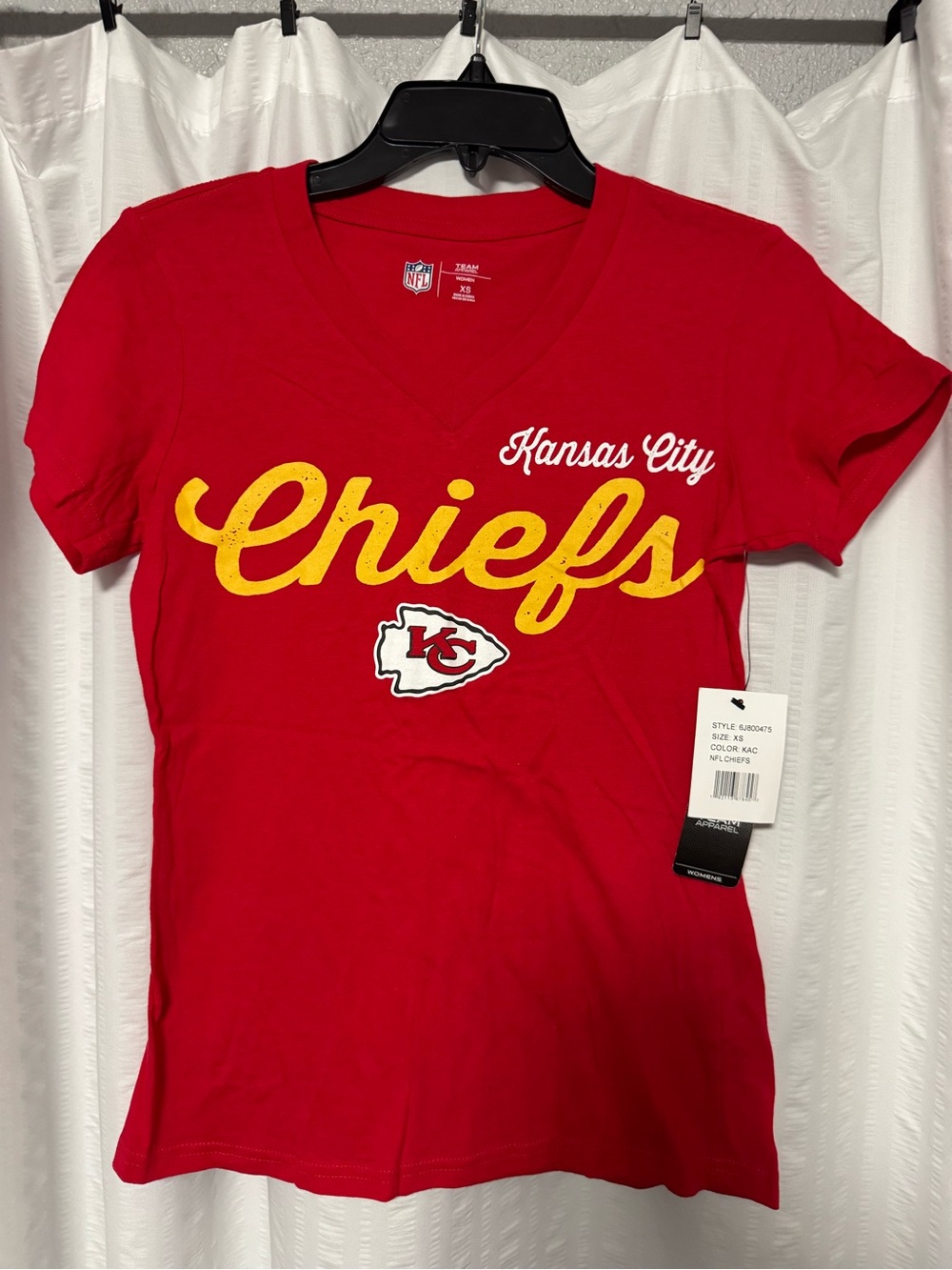 Kansas City Chiefs Women’s Tee, NWT
